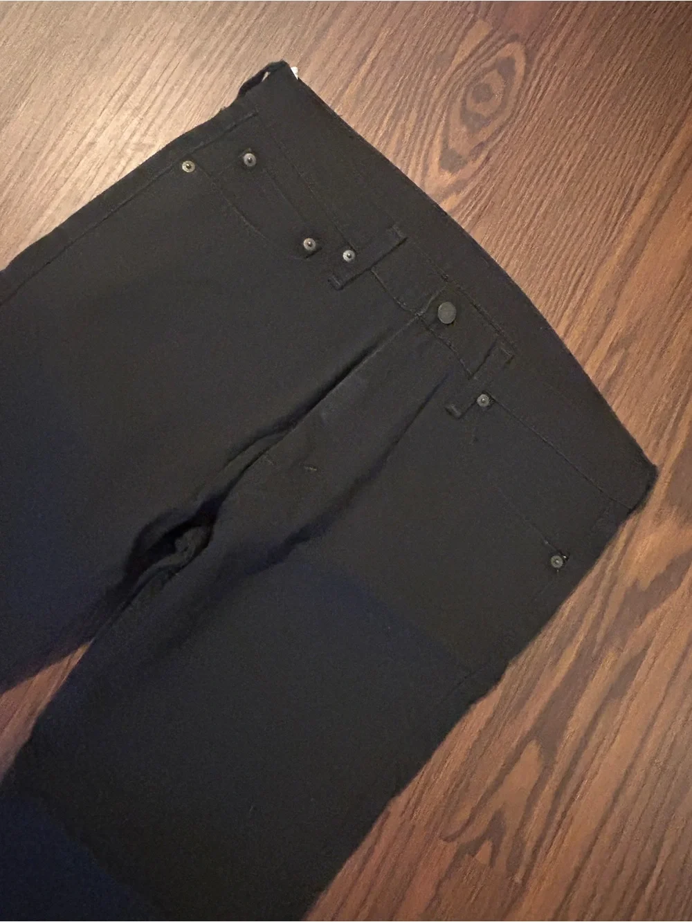 Men's Black Jeans - Classic Straight Fit 34 x 32